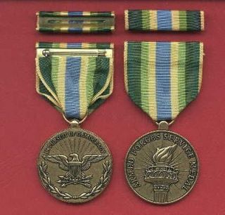 US Armed Forces Service Military Award medal with ribbon bar USA GTC