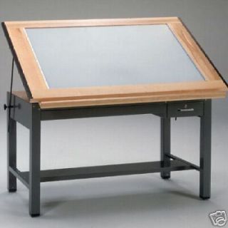 NEW DRAFTING TABLE Light Lighted Architect Desk Furniture