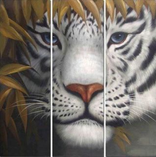pcs Abstract Art Oil Painting Wall Decor canvas tiger