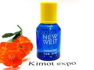 New West Skinscent for Men Cologne Splash MIni 7 ml./0.24 oz.[UNBOXED 