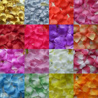 2000pcs Artificial Rose Petals Wedding Favour Party Confetti Color U 