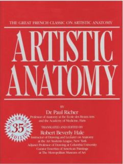 Artistic Anatomy by Paul Richer 1986, Paperback
