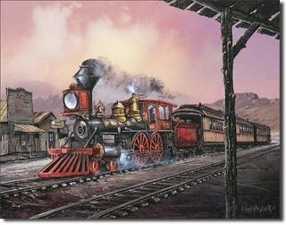 Scenic Train Tin Sign Home Decor Also Have Trains, Coke & Beer Signs 