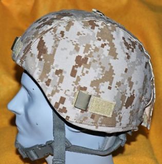 USMC MARPAT MICH Helmet Cover 1 Tan I/R tab covers as shown Not Rev.