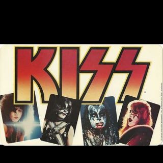 Kiss Record Player Inner Sticker Never Applied Original 1978