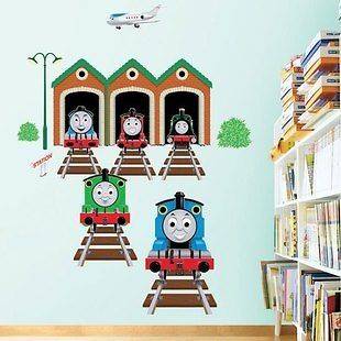 Train Thomas the Tank Engine Kids Wall Decals Nursery Sticker Baby 