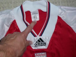 Arsenal adias equipment rare football jersey shirt mens size 44/46