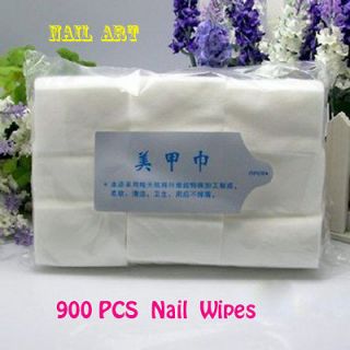   Art Tips Manicure Polish Remover Clean Wipes Cotton Lint Pads Paper