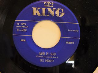 45   BILL DOGGETT   Slow Walk/Hand In Hand   KING 5000   1956