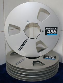 STUNNING AMPEX 456 METAL REEL TO REEL 10.5 X 1/4