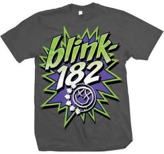 New Licensed Blink 182 Pow Smiley Logo Adult Tee T Shirt S 2XL