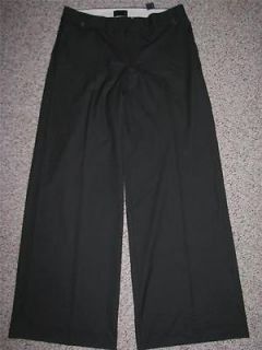 NWT THE LIMITED AUBREY JUST BELOW WAIST BLACK DRESS PANTS 8