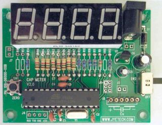 Capacitance Meter Kit; DIY Low Cost AVR Evaluation Tool