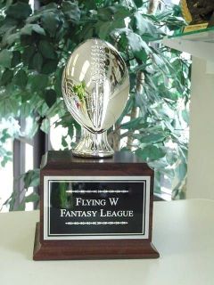 FANTASY FOOTBALL PERPETUAL TROPHY 16 YEARS SILVER NEW