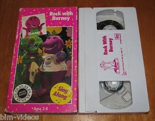 rock with barney in VHS Tapes