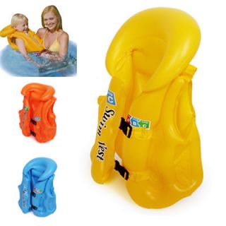 Baby Kids Toddler Float Swimming Aid Life Jacket Inflatable Swim Beach 