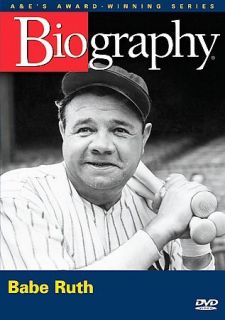 Babe Ruth Biography A & E Wining Series Baseball New York Yankees