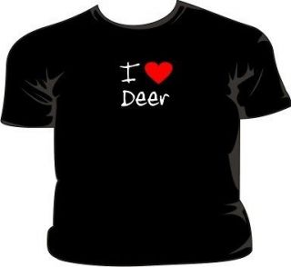 Love Heart Deer T Shirt