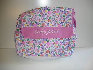 Baby Phat Diaper Bag in a pink pattern