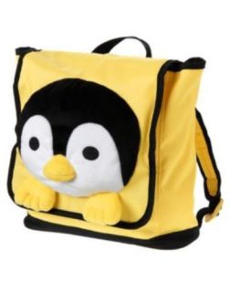 NWT Gymboree Backpack Yellow Black Plush Penguin Diaper Bag Preschool 