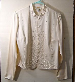   Petites Silk Hand Beaded Jacket NWT$128.00  More Cheap Stuff in Store