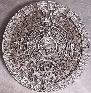 AZTEC CALENDAR Belt Buckle Highly Detailed WoW Aztecs
