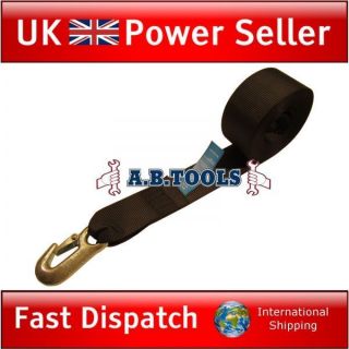 Trailer Winch Strap for Boat, Jetski and Car Trailers 7m Webbing TR106