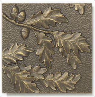 AUTUMN LEAVES LEAF WALL DECOR   SET OF 4 CAST ALUMINUM PANELS from 