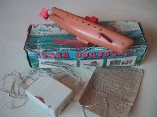 Vintage Collectable Electric Submarine Boat Model Toy~1960s