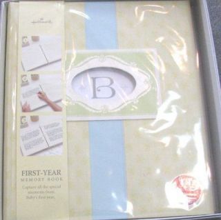 Hallmark BBA3801 First Year Memory Book Boy