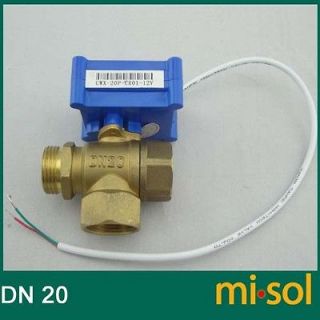 way motorized ball valve DN20, electric ball valve, motorized valve