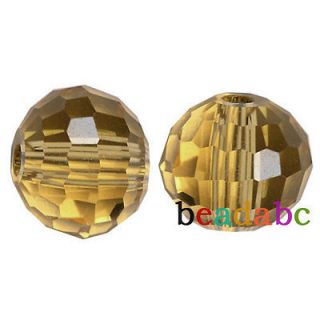 100pcs 6mm Disco Ball 5003 For Swarovski Crystal Beads Jewelry Smoky 