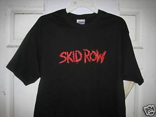 SKID ROW T SHIRT sz XL punk heavy metal sebastien bach