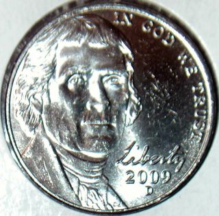 2009 D JEFFERSON ONE NICKEL FROM ORIGINAL BANK ROLL