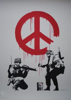 Poster Print Banksy CND Soldiers A3 / A4