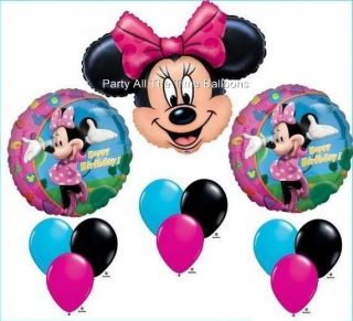   Mouse Happy Birthday Balloon Party Set Kit Mylar Latex Disney Bouquet