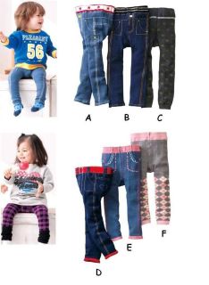 Choose 1 pcs Baby Girl Boy Toddler Kid Jeggings Leggings Tight Leg 