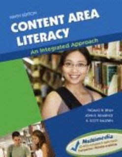 Content Area Literacy An Integrated Approach by R. Scott Baldwin 