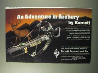 1986 Barnett Demon Trackless Compound Crossbow Ad, Advertisement