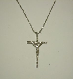Very Large Crucifix Your Choice of Necklace Ball Chain