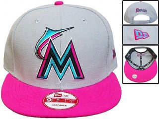 Miami Marlins hat New Era Snapback Southbeach II Lebrons rare colorway 