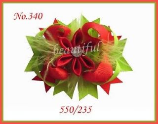 14 Good Girl Costume Boutique 4.5 Inch Feather C Romantic Hair Bow 