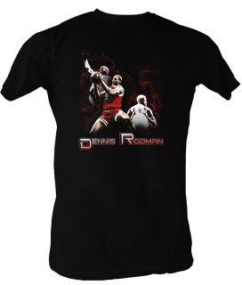 Dennis Rodman T shirt 2011 Part 2 Adult Black Tee Shirt
