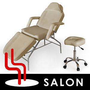 Beauty Salon Tattoo Facial Bed Massage Table Chair With Stool Combo 