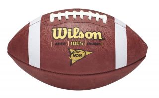 WILSON OFFICIAL NCAA 1005 GAME SIZE LEATHER FOOTBALL   Auth Dealer 