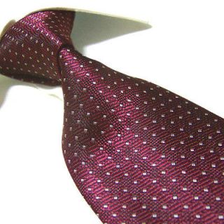 Extra Long 100% Polyester Mircofibre Tie PL278,Burgundy Mens Necktie 