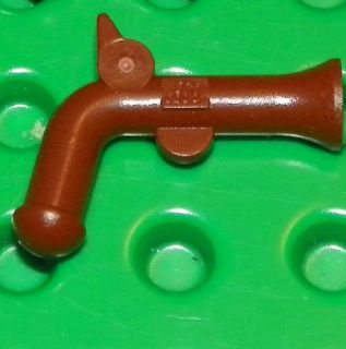 LEGO ☺ (Pack of 2) x Minifig Brown Gun Flintlock Pistol ~ 2562