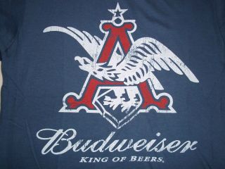 Shirt Budweiser Bud Beer King of Beers Eagle