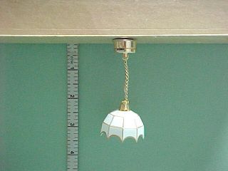 Battery Operated Hanging Light/Lamp #CL3S Dollhouse Miniature