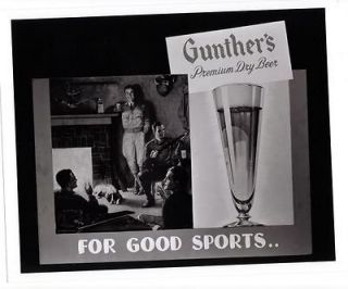 Gunther Beer Sign Salesman Photo Hunting Baltimore MD